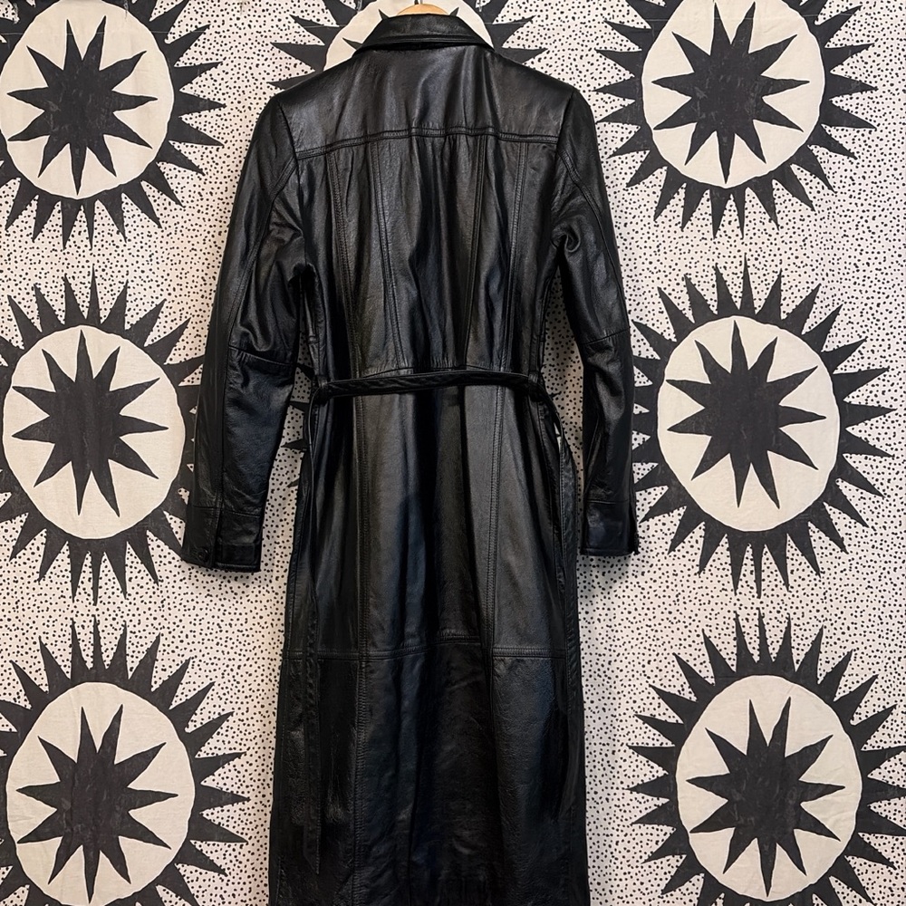 ⚡️RARE Vintage Wilson’s Maxima Genuine Leather Trench Coat⚡️ - Picture 4 of 7